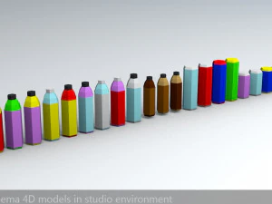 japanese vending machines low poly low-poly 3D Model