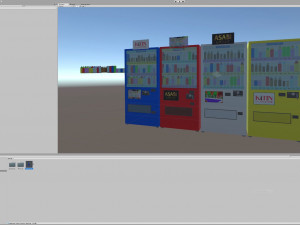 japanese vending machines low poly low-poly 3D Model