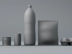 questionable food and drink low-poly 3D Model