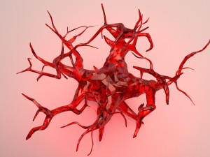 the crystal tree of life low-poly Modèle 3D
