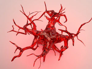 the crystal tree of life low-poly 3D Model
