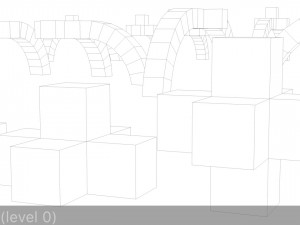 sci-fi shapes - the blocks low-poly 3D Model