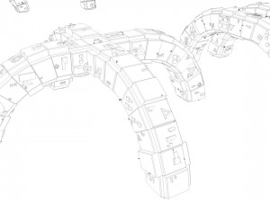 sci-fi shapes - the blocks low-poly 3D Model