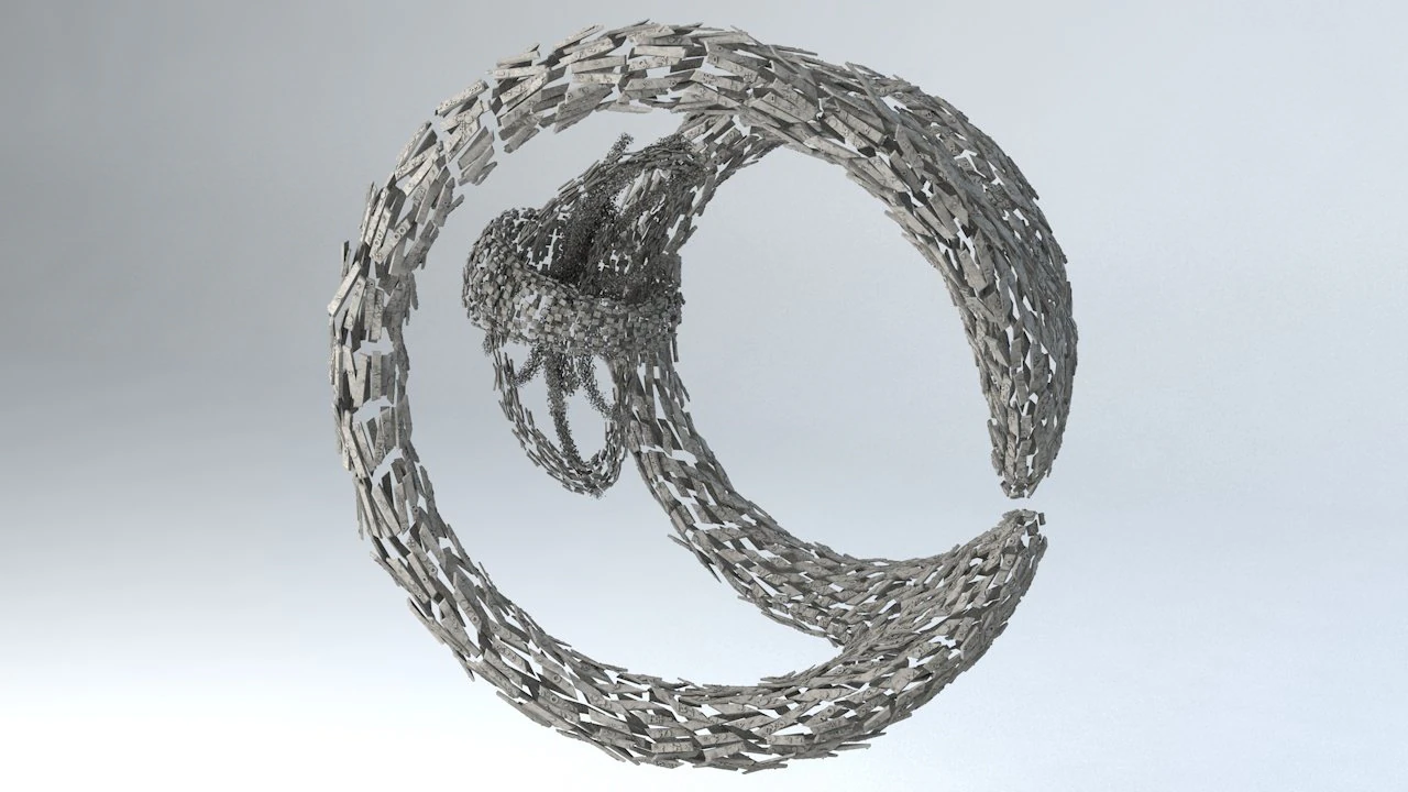 sci-fi shapes - the chaos 3D Model .c4d .max .obj .3ds .fbx .stl .blend 