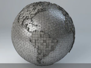sci-fi shapes - the earth 3D Model