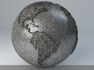 sci-fi shapes - the earth 3D Model