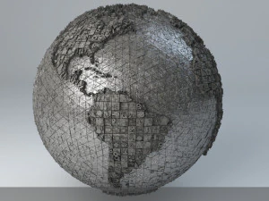 sci-fi shapes - the earth 3D Model