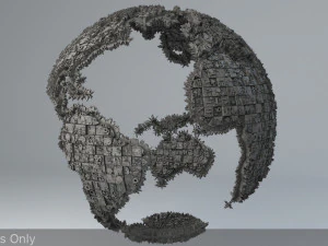 sci-fi shapes - the earth 3D Model