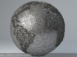sci-fi shapes - the earth 3D Model