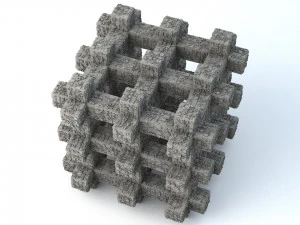 sci-fi shapes - the grid 3D Model