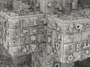 sci-fi shapes - the grid 3D 모델