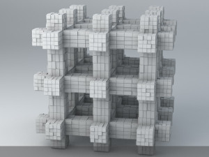 sci-fi shapes - the grid 3D 모델
