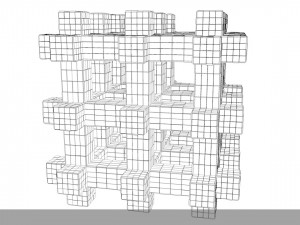 sci-fi shapes - the grid 3D 모델