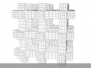 sci-fi shapes - the grid 3D Model