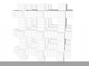 sci-fi shapes - the grid 3D Model