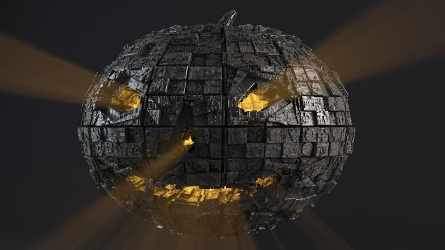 sci-fi shapes - the halloween low-poly 3D Модель .c4d .max .obj .3ds .fbx .stl .blend 