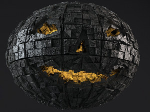 sci-fi shapes - the halloween low-poly 3D Модель