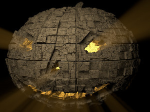 sci-fi shapes - the halloween low-poly 3D Модель