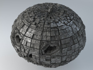 sci-fi shapes - the halloween low-poly 3D Модель