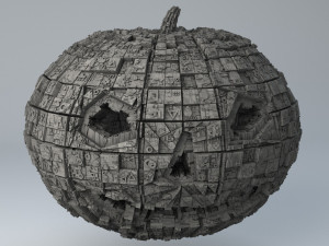 sci-fi shapes - the halloween low-poly 3D Модель