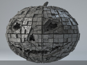 sci-fi shapes - the halloween low-poly 3D Модель
