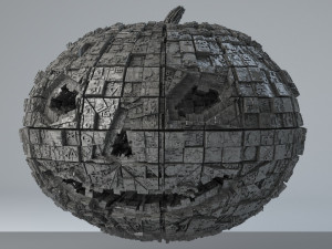 sci-fi shapes - the halloween low-poly 3D Модель