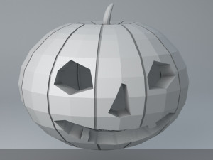 sci-fi shapes - the halloween low-poly 3D Модель