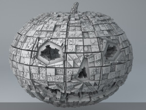 sci-fi shapes - the halloween low-poly 3D Модель