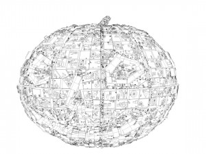 sci-fi shapes - the halloween low-poly 3D Модель