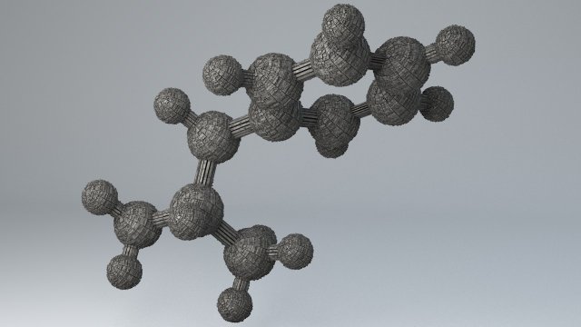 sci-fi shapes - the molecule Modello 3D .c4d .max .obj .3ds .fbx .stl .blend 