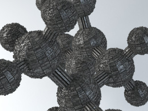 sci-fi shapes - the molecule Modello 3D