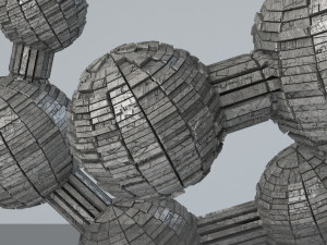 sci-fi shapes - the molecule Modello 3D