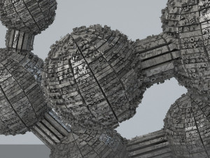 sci-fi shapes - the molecule Modello 3D
