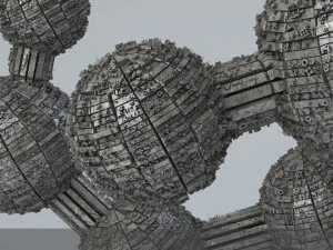 sci-fi shapes - the molecule 3D Model