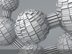 sci-fi shapes - the molecule Modello 3D