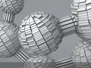 sci-fi shapes - the molecule 3D Model