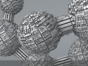 sci-fi shapes - the molecule Modello 3D