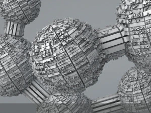 sci-fi shapes - the molecule 3D Model