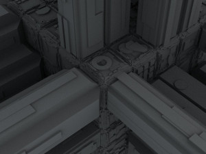 sci-fi shapes - the neverend 3D Model