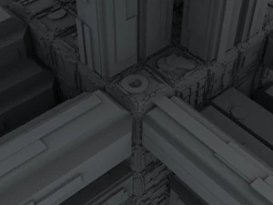 sci-fi shapes - the neverend 3D Model