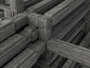 sci-fi shapes - the neverend 3D Model