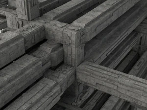 sci-fi shapes - the neverend 3D Model