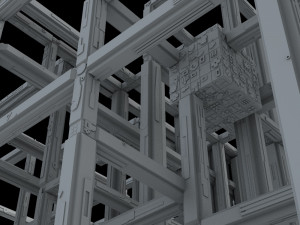 sci-fi shapes - the neverend 3D Model