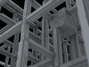 sci-fi shapes - the neverend 3D Model
