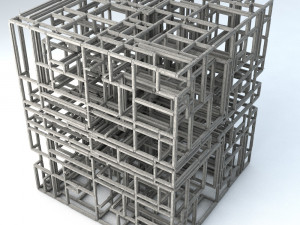 sci-fi shapes - the neverend 3D Model