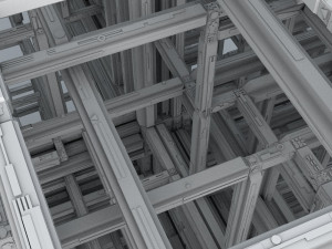 sci-fi shapes - the neverend 3D Model
