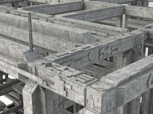 sci-fi shapes - the neverend 3D Model
