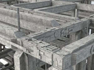 sci-fi shapes - the neverend 3D Model
