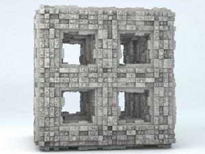 sci-fi shapes - the quadron Modelo 3D