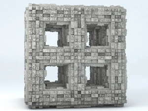 sci-fi shapes - the quadron 3D Model